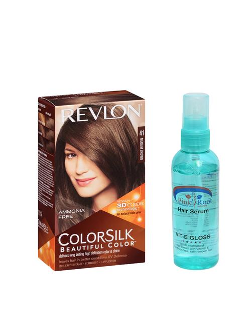 revlon colour silk hair colour with pink root hair serum - 14323603 - Very Small Image - 1