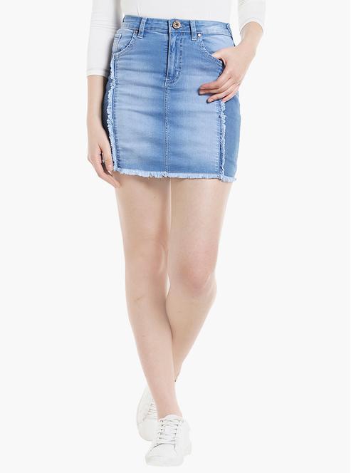 light blue denim skirt - 14326533 - Very Small Image - 1