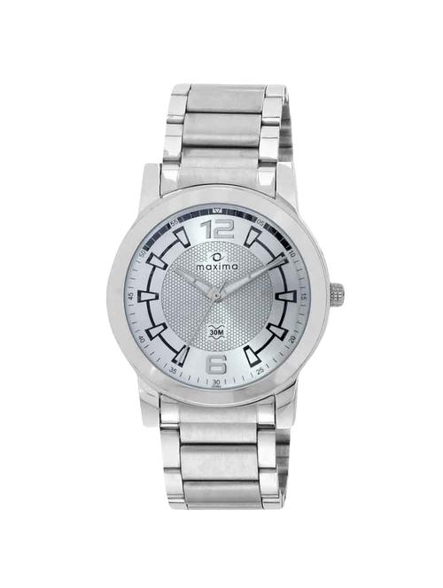 maxima silver dial watch for men - 20990cmgi - 14330774 - Very Small Image - 1