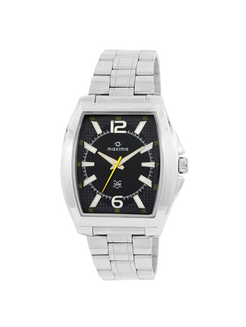 maxima black dial watch for men - 38150cagi - 14330775 - Very Small Image - 1
