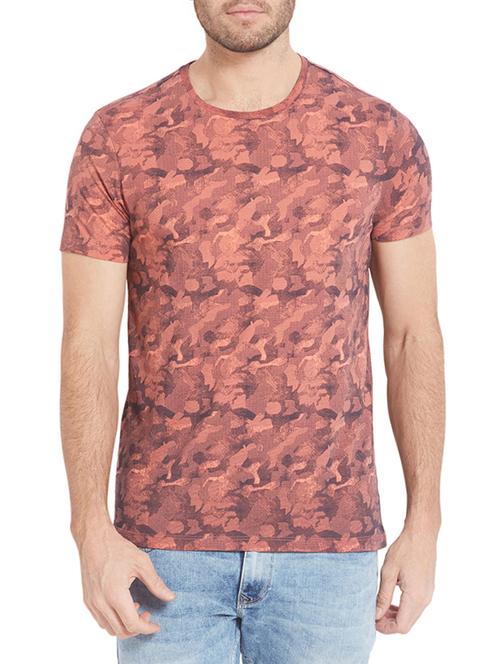 orange cotton t-shirt - 14332160 - Very Small Image - 1