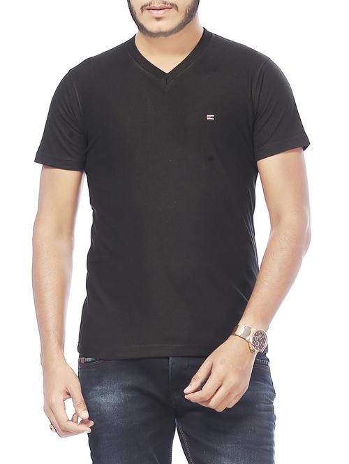black cotton t-shirt - 14332878 - Very Small Image - 1