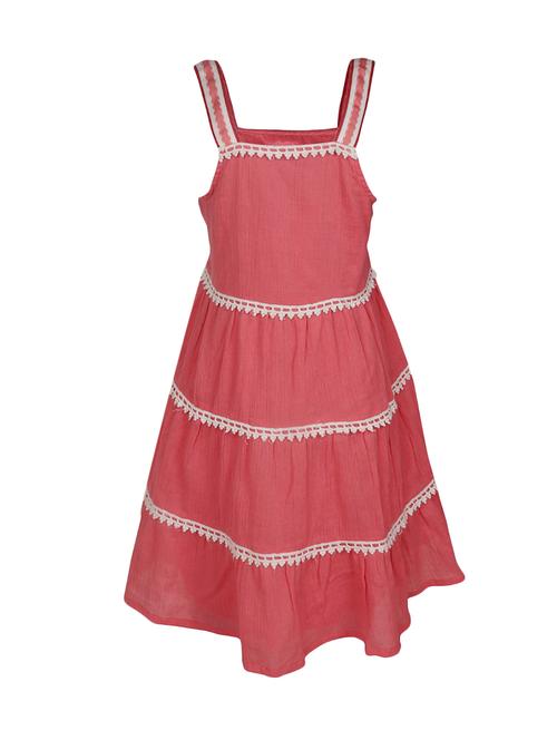 red cotton frock - 14333865 - Very Small Image - 1