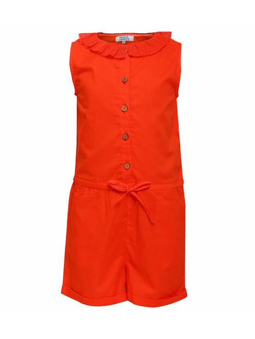 orange cotton playsuit - 14333880 - Very Small Image - 1