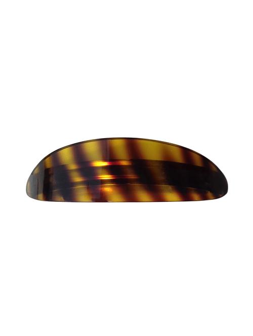 yellow & black colour shiny hair ponytail barrette clutcher clip alligator buckle - 10045.27 - 14334220 - Very Small Image - 1