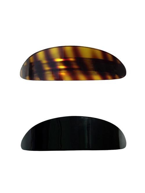 shreya collection combo of 2 multicolour shiny hair ponytail barrette clutcher clip alligator buckle - 10045.28b - 14334222 - Very Small Image - 1