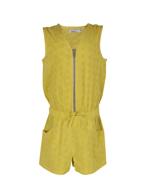 yellow cotton play suit - 14336014 - Very Small Image - 1