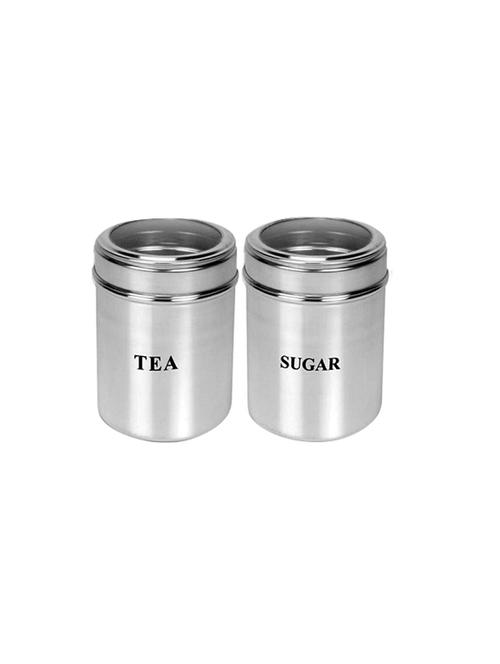 set of 2 tea and sugar see through container - 14336036 - Very Small Image - 1