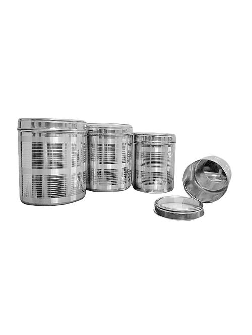 set of 4 stainless steel see through containers - 14336073 - Very Small Image - 1