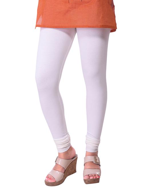 white cotton leggings - 14337622 - Very Small Image - 1