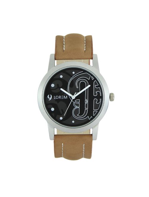 lr14 brown color analog wrist watch - 14341796 - Very Small Image - 1