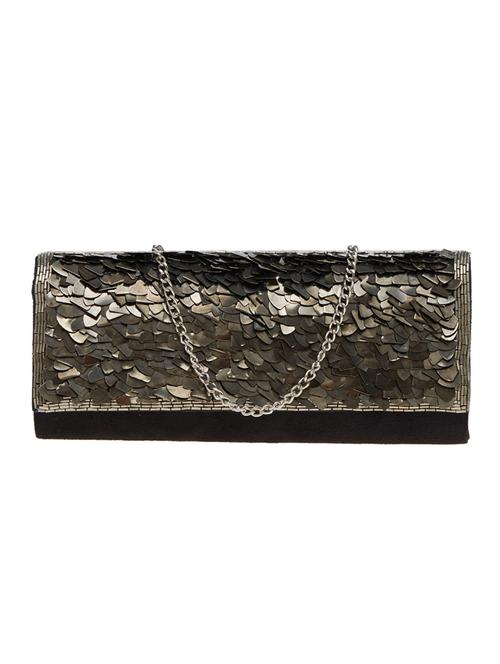 silver suede clutch - 14341872 - Very Small Image - 1
