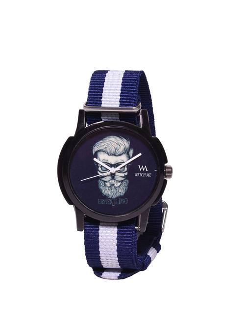 watch me printed dial nylon strap analog watch - 14341967 - Very Small Image - 1