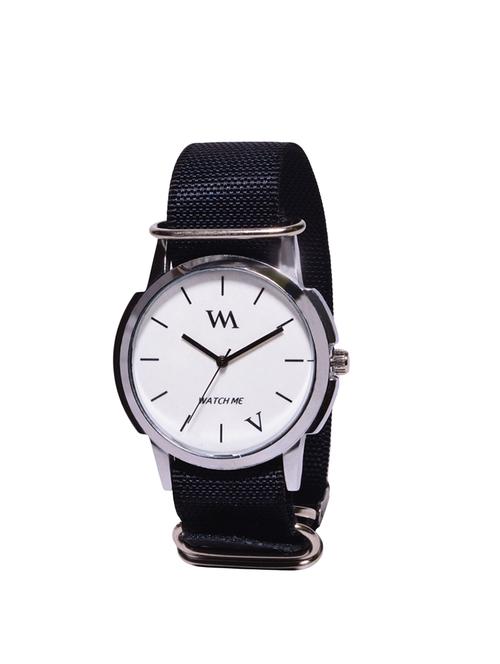 watch me printed dial nylon strap analog watch - 14341995 - Very Small Image - 1