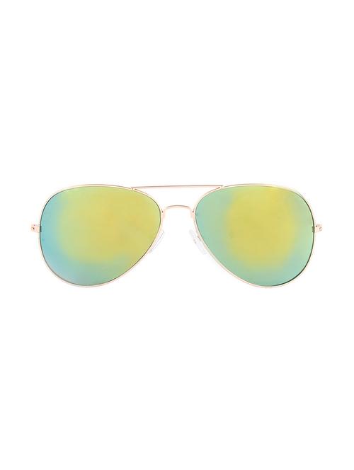 zyaden gold mirror aviator sunglasses - 14343625 - Very Small Image - 1
