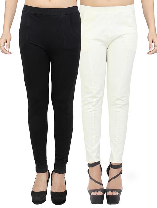 set of 2 multicolored cotton track pants - 14343664 - Very Small Image - 1