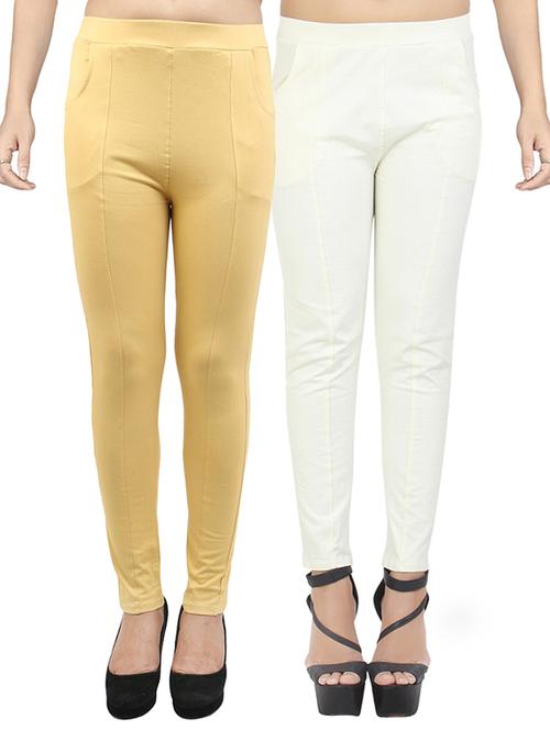 set of 2 multicolored cotton track pants - 14343673 - Very Small Image - 1