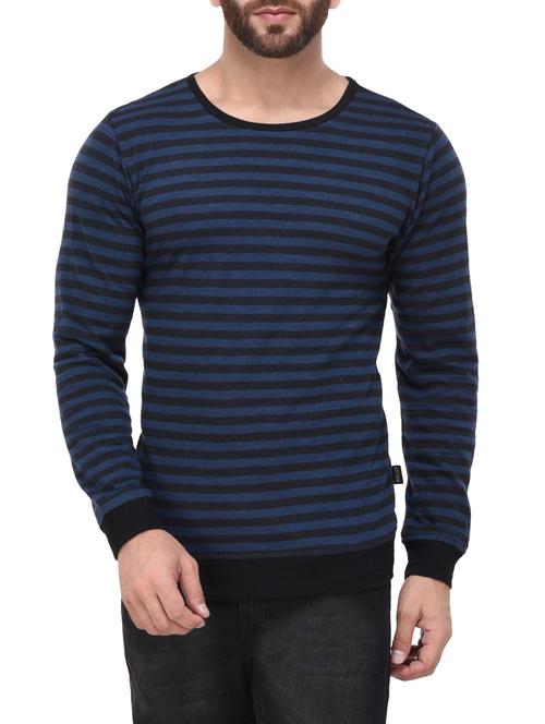blue cotton t-shirt - 14344417 - Very Small Image - 1