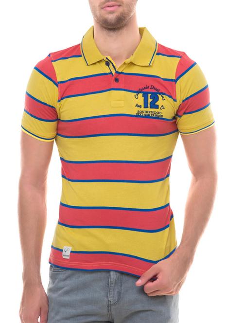 yellow cotton t-shirt - 14344916 - Very Small Image - 1