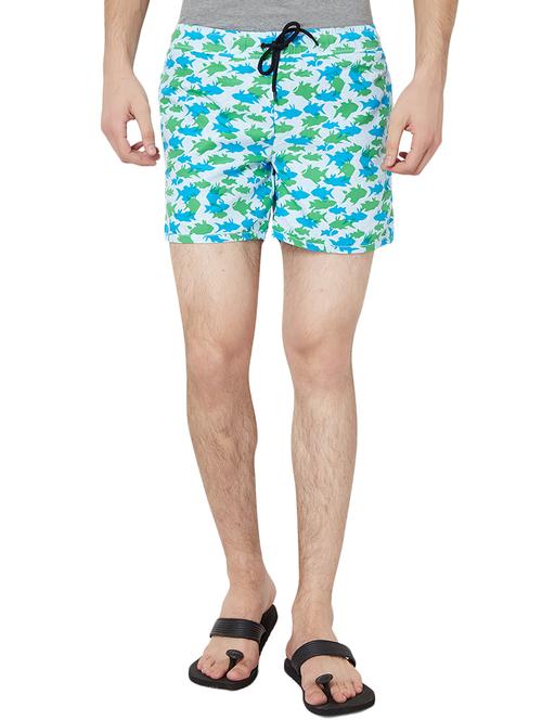 light blue cotton shorts - 14346147 - Very Small Image - 1