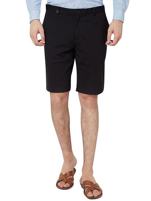 black cotton shorts - 14346168 - Very Small Image - 1