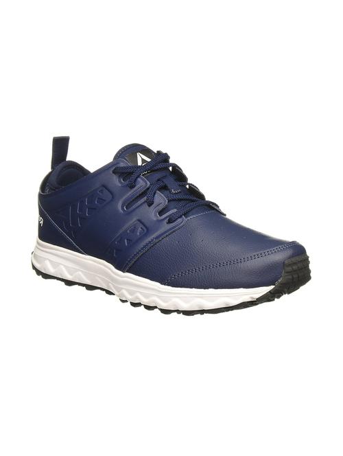 navy leatherette lace up sport shoe - 14347830 - Very Small Image - 1