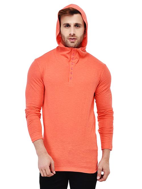 orange cotton t-shirt - 14348416 - Very Small Image - 1