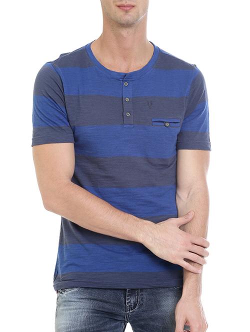 blue cotton t-shirt - 14351631 - Very Small Image - 1