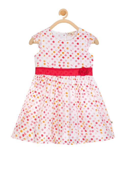 white cotton frock - 14353320 - Very Small Image - 1