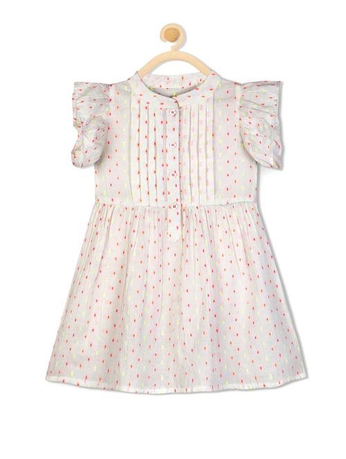 white cotton frock - 14353326 - Very Small Image - 1