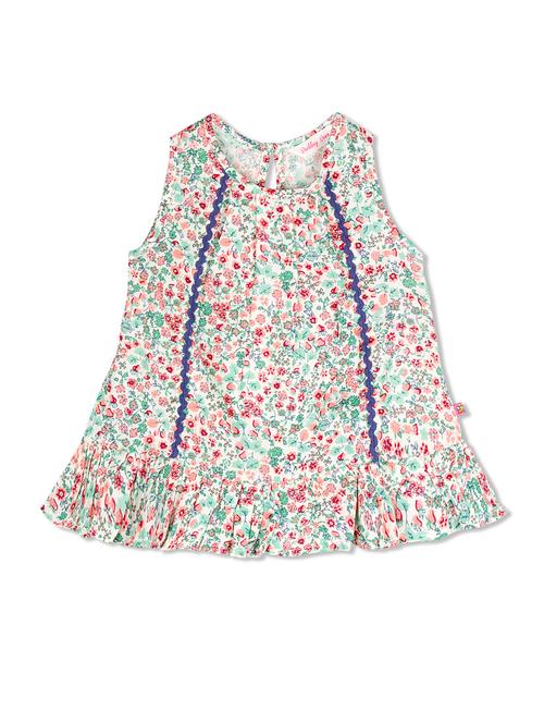multi colored viscose frock - 14353361 - Very Small Image - 1
