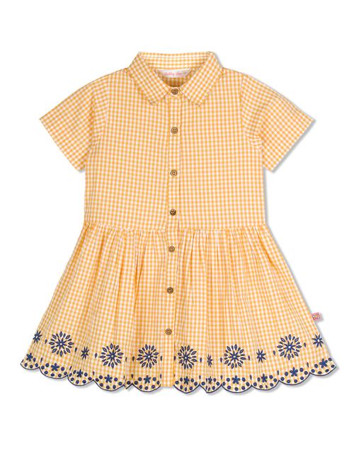 yellow cotton frock - 14353372 - Very Small Image - 1