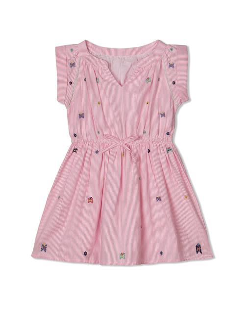 pink cotton frock - 14353377 - Very Small Image - 1