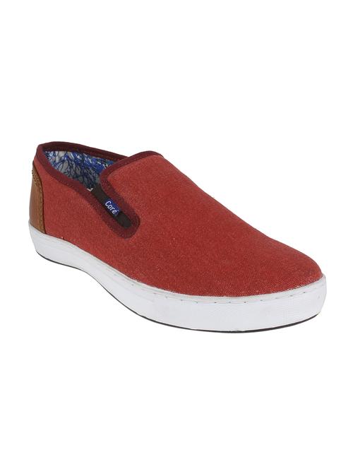 red canvas casual slipon - 14354448 - Very Small Image - 1