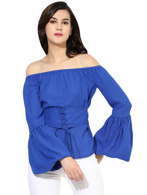 off shoulder corset top - 14354713 - Very Small Image - 1