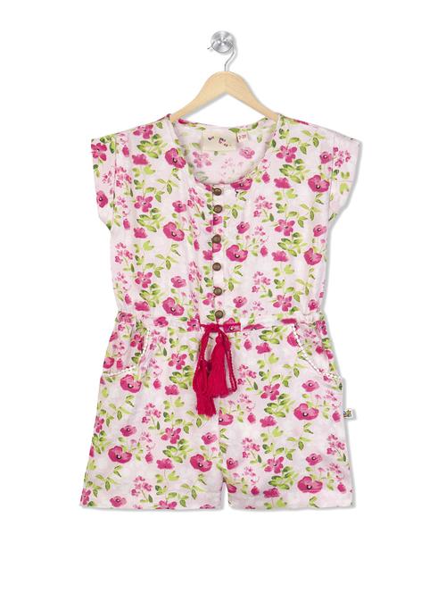 pink rayon playsuit - 14355158 - Very Small Image - 1
