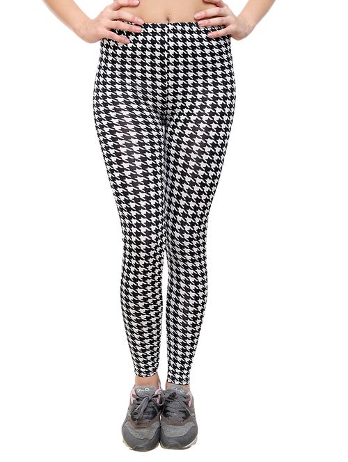 black poly spandex leggings - 14356498 - Very Small Image - 1