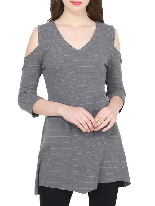 grey cotton top - 14358703 - Very Small Image - 1