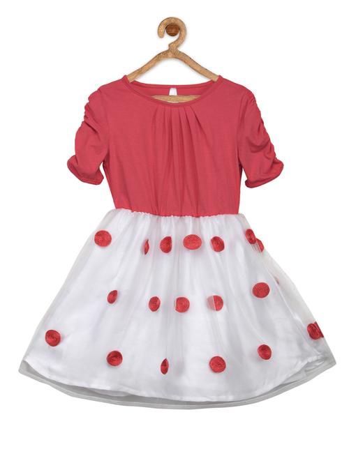 red nylon frock - 14358863 - Very Small Image - 1