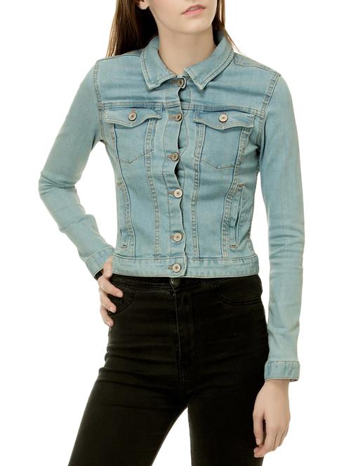light blue denim jacket - 14362573 - Very Small Image - 1