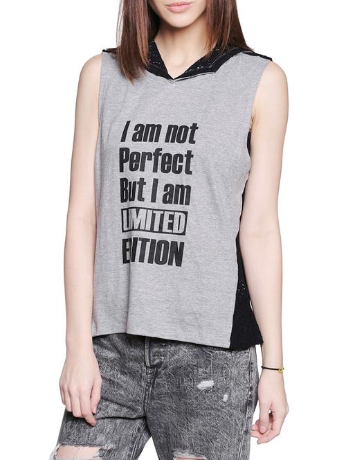 grey printed regular tee - 14364064 - Very Small Image - 1