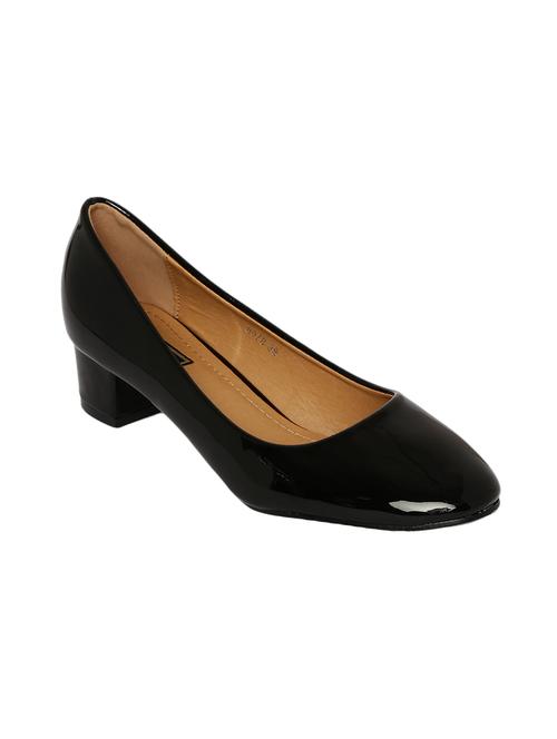 black sheet slip on pumps - 14366936 - Very Small Image - 1
