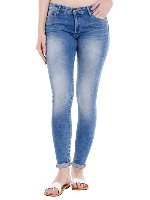 light blue skinny fit denim jean - 14367771 - Very Small Image - 1