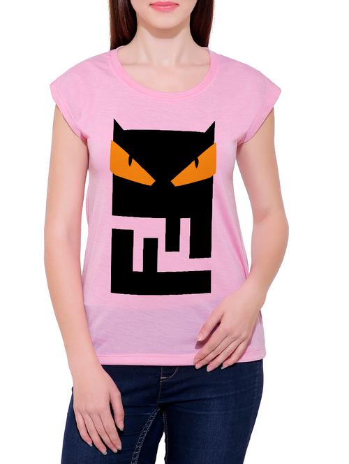 pink cotton blend tee - 14368005 - Very Small Image - 1