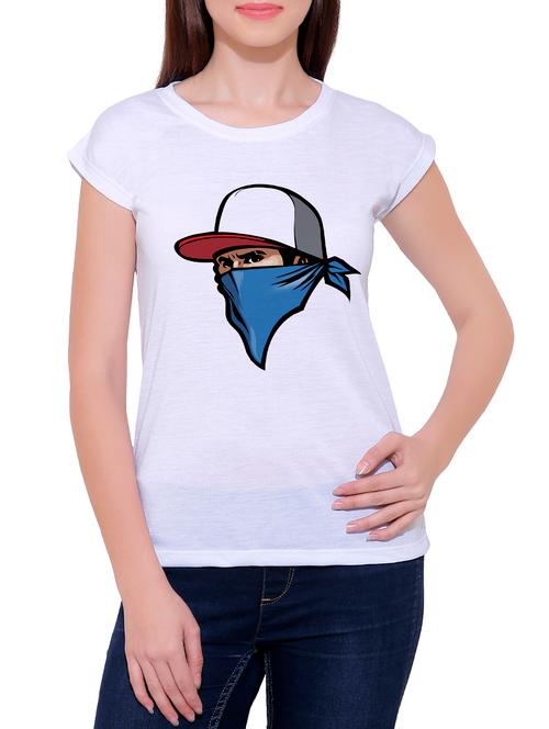 white cotton blend tee - 14368022 - Very Small Image - 1