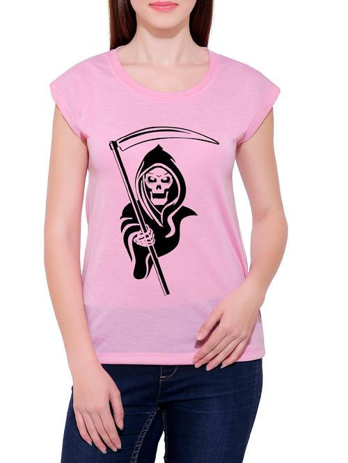 pink cotton blend tee - 14368033 - Very Small Image - 1