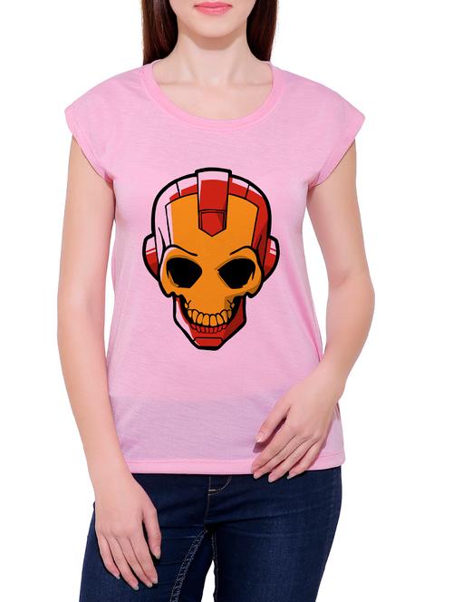 pink cotton blend tee - 14368037 - Very Small Image - 1