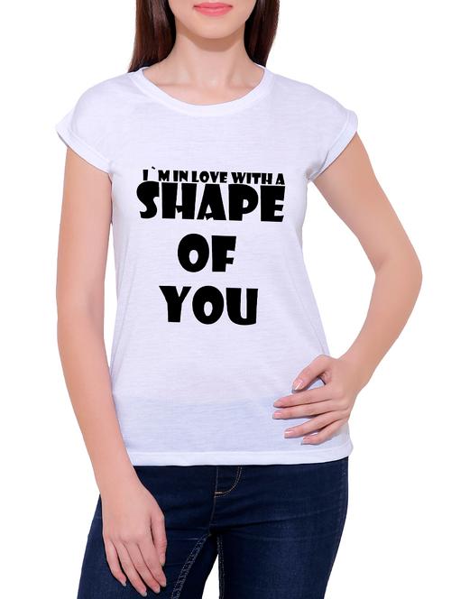 white cotton blend tee - 14368246 - Very Small Image - 1