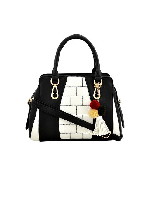 black leatherette handbag - 14368988 - Very Small Image - 1