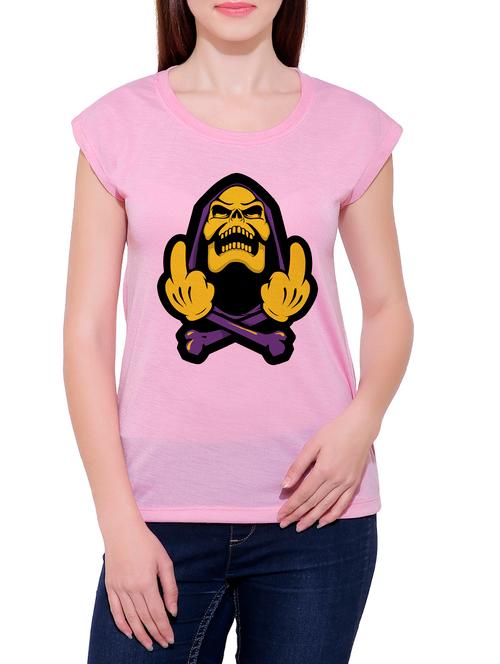pink cotton blend tee - 14369041 - Very Small Image - 1